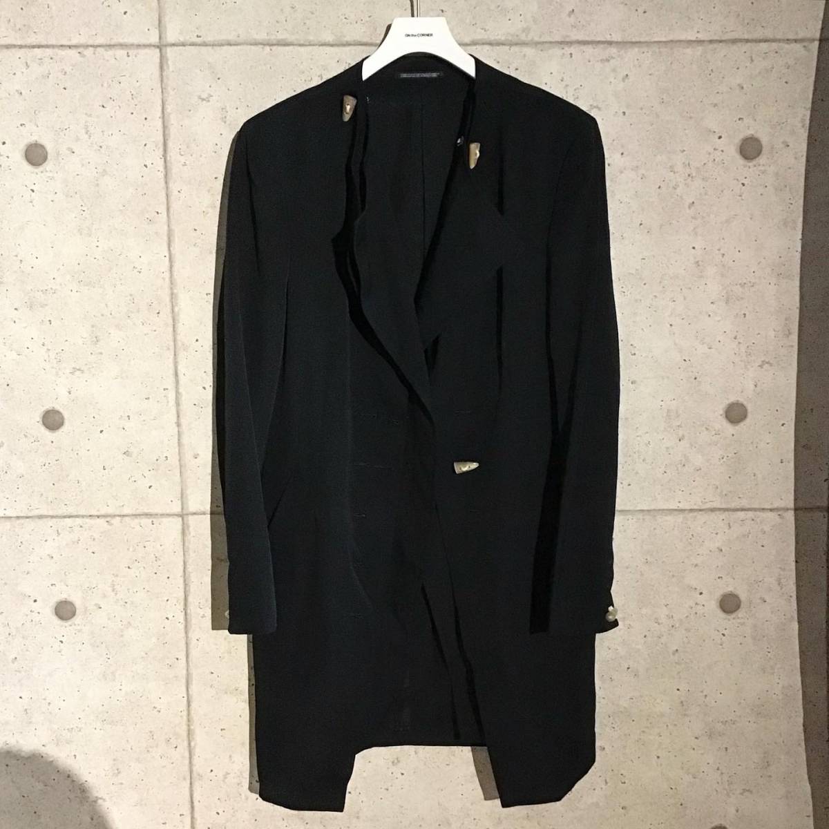 ONtheCORNER ITEM No.1241/YohjiYamamoto POURHOMME ヨウジヤマモトプールオム レイヤード トグルジャケット 12ss size:2 1円スタート