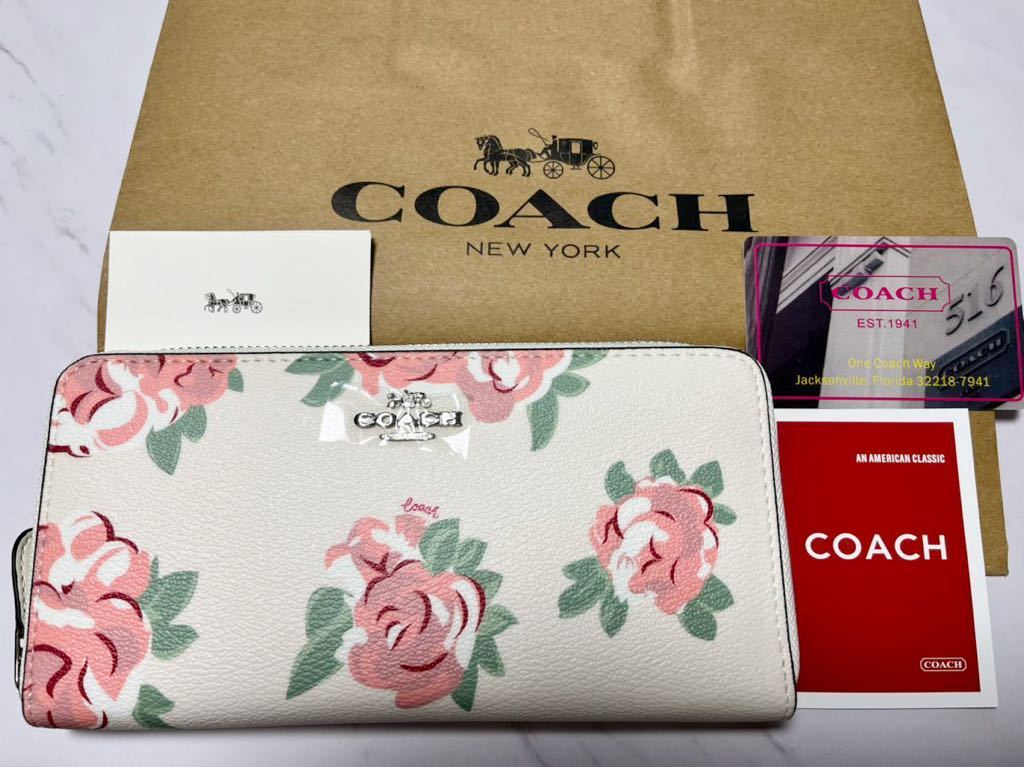 大人気，得価 29 1円COACH お花柄 長財布 アウトレットF67509(女性用財布)｜売買されたオークション情報、yahooの商品情報をアーカイブ公開 - オークファン 服飾小物