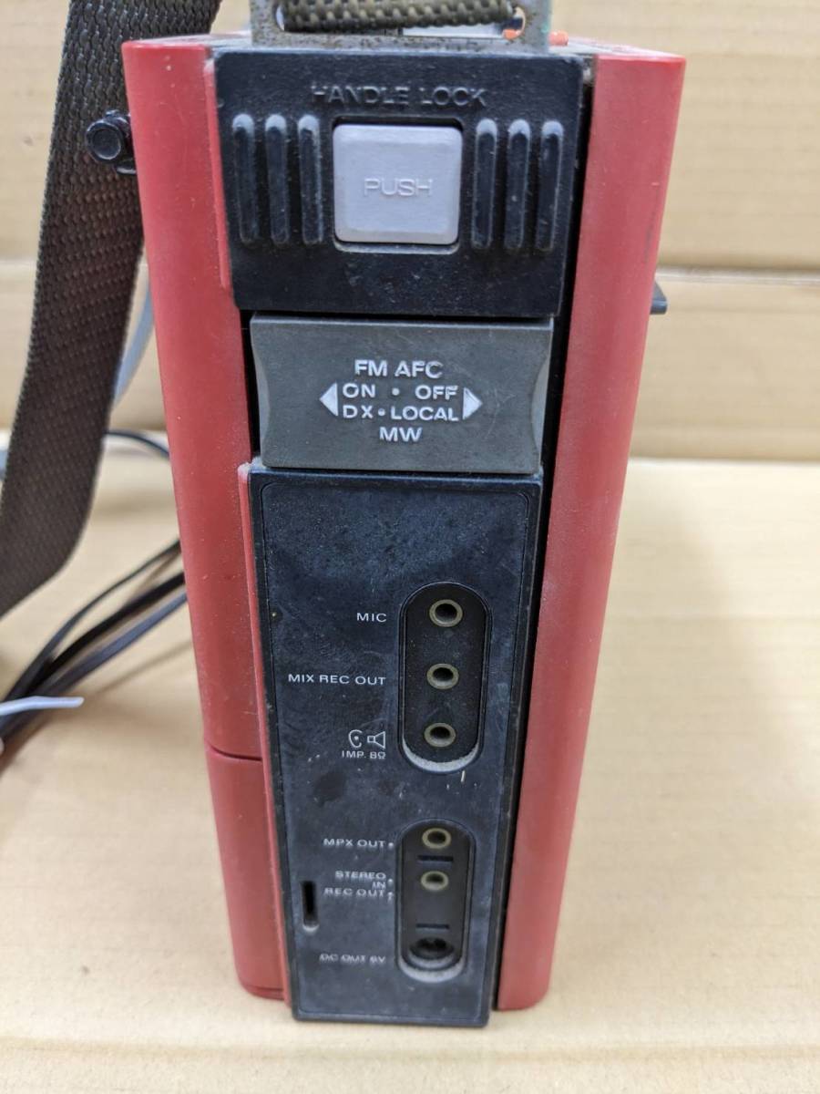 元気 1円 石 National Panasonic COUGAR RF-888 ラジオ レッド