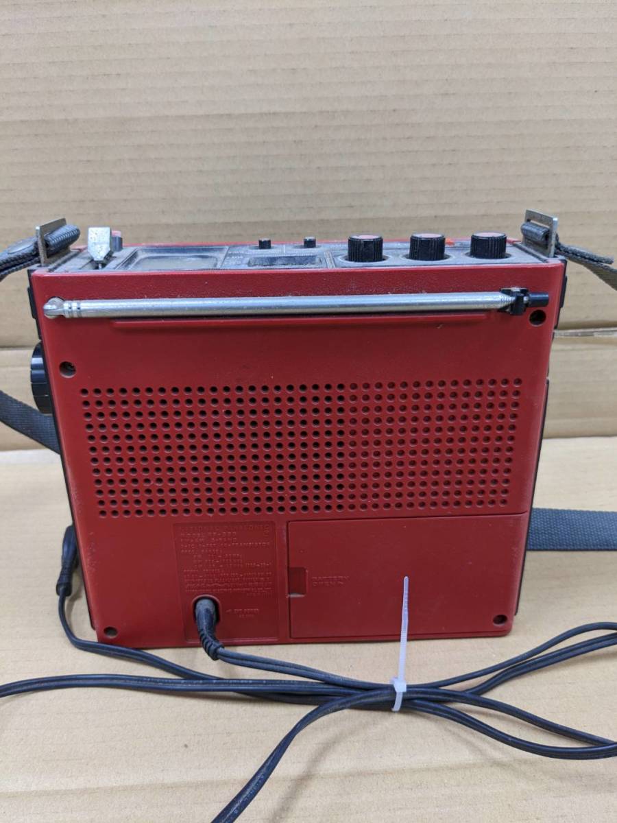 元気 1円 石 National Panasonic COUGAR RF-888 ラジオ レッド