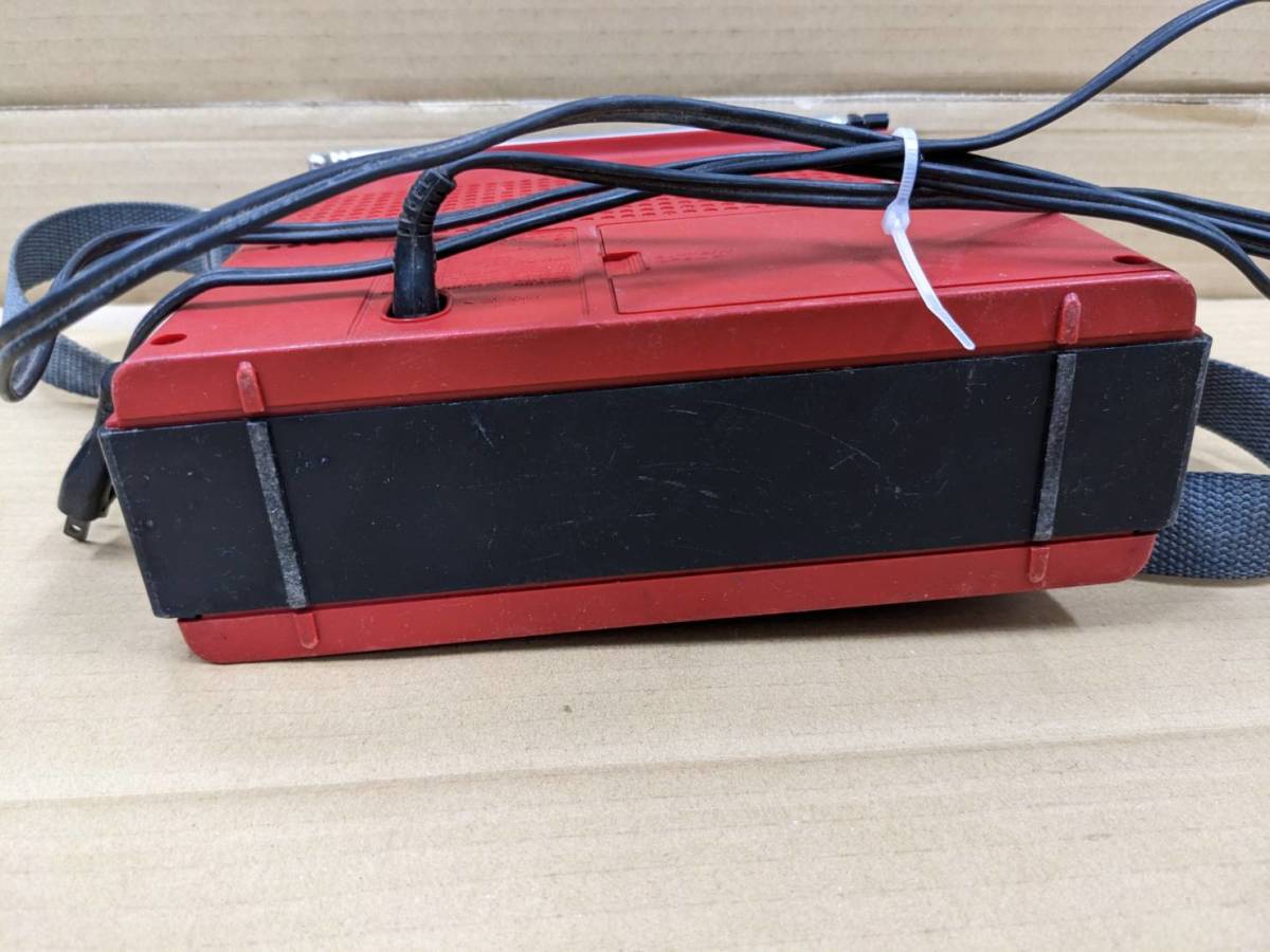 元気 1円 石 National Panasonic COUGAR RF-888 ラジオ レッド