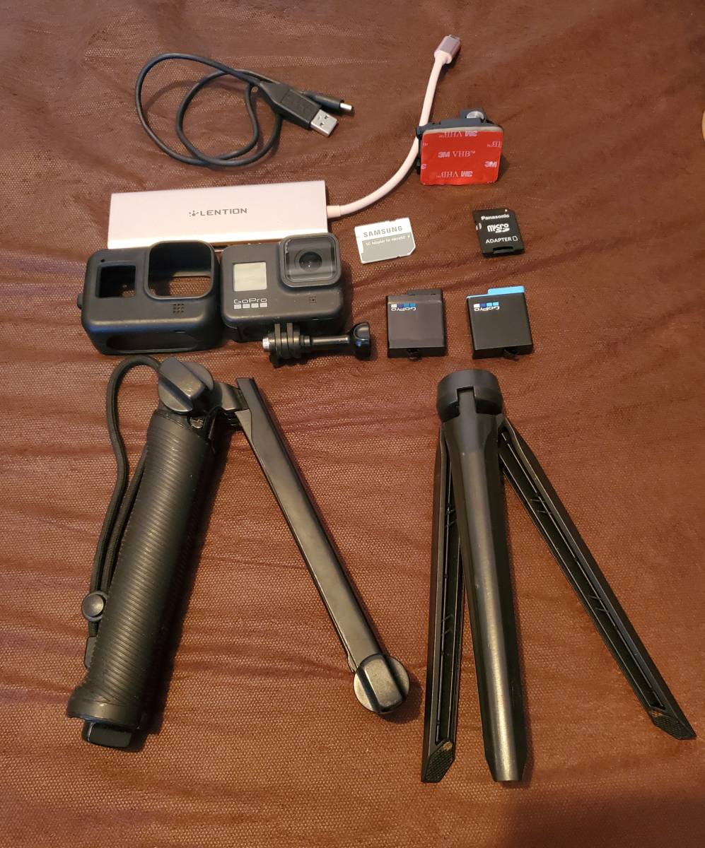 1円～ GoPro HERO8 BLACK CHDHX-801-FW66.3x48.6x28.4mm 本体重量126g