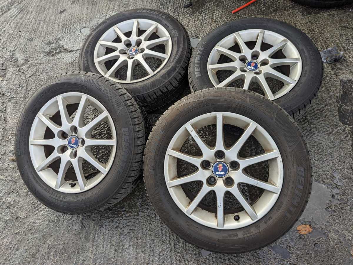 SAAB サーブ 9-3 純正 タイヤ付きホイール 16×6.5J+41 205/60R16
