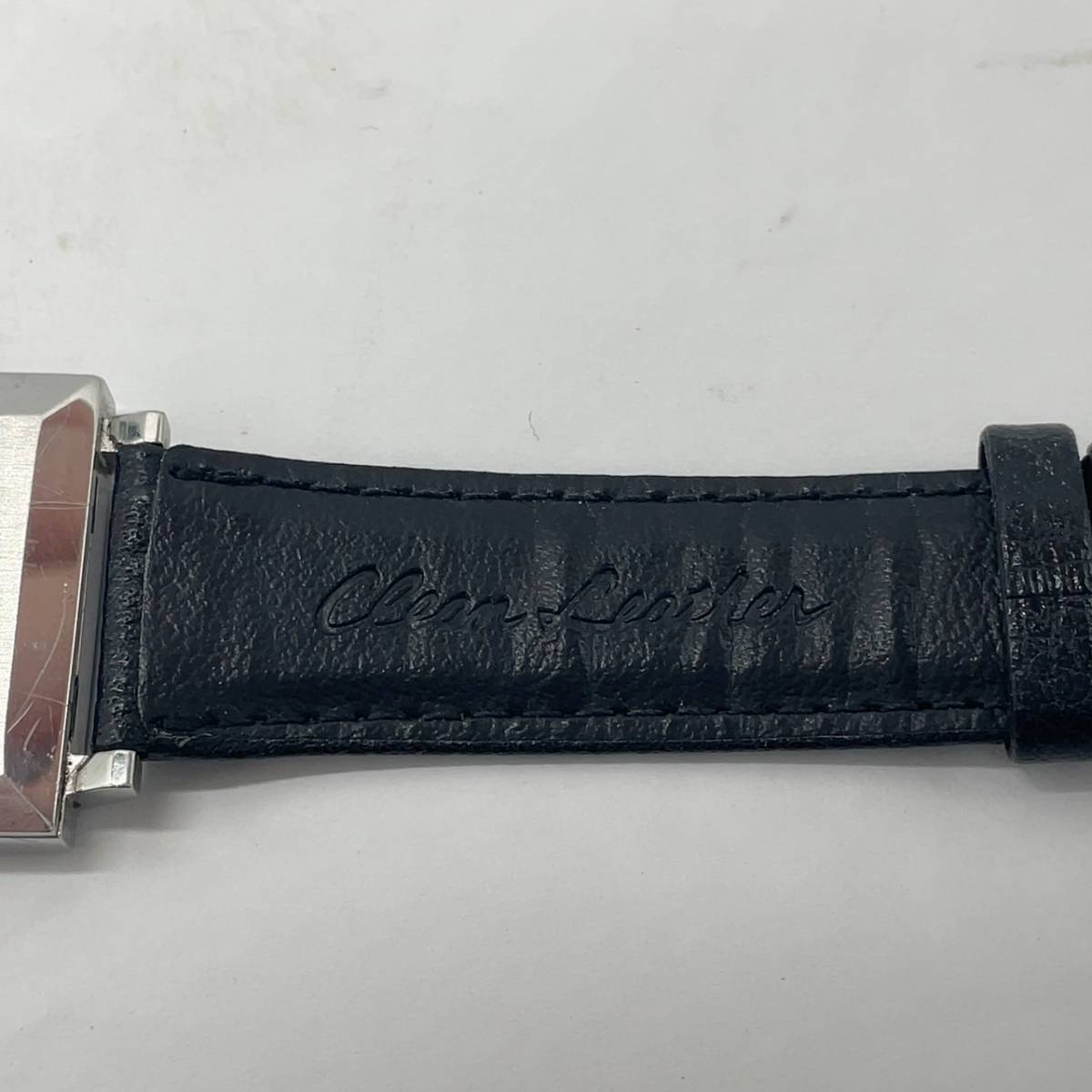 8816/LONGINES 16305602 手巻き革ベルト 黒 ブラック 動作確認腕時計 