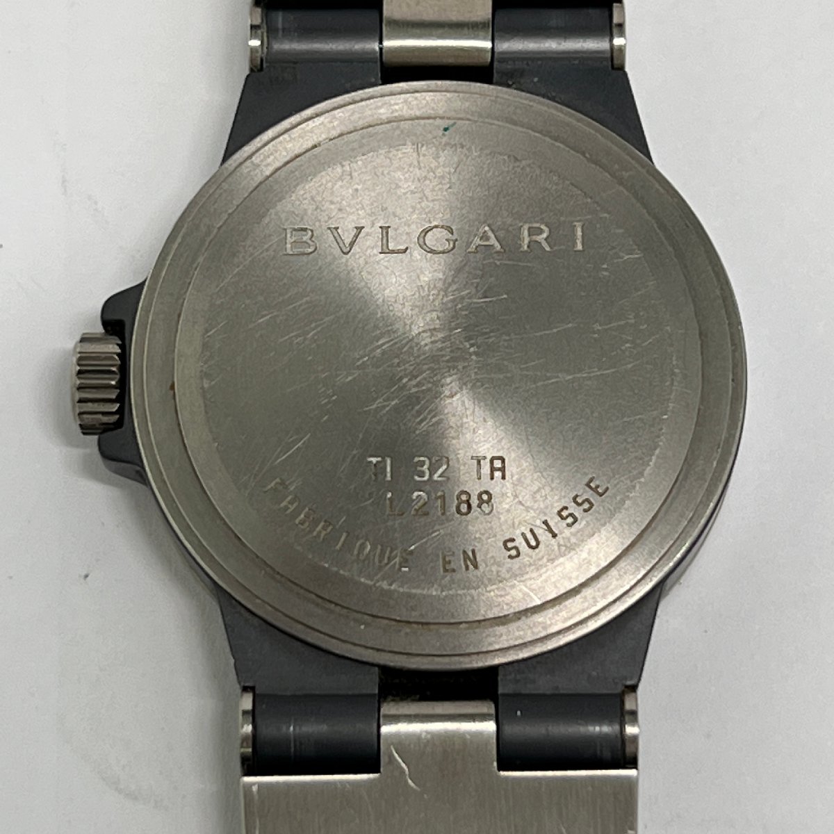 中古/稼働品】BVLGARI(ブルガリ) チタニウム TI32TA（K-SH49） 【公式 