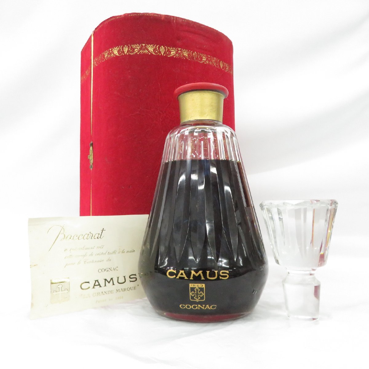 未開栓700mlブランデー CAMUS バカラボトル 【公式通販】
