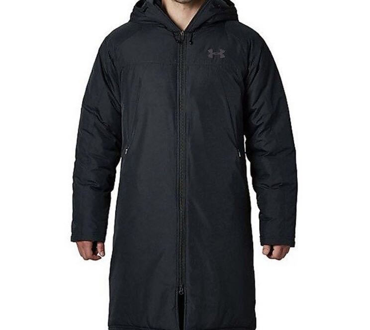 UNDER ARMOUR アンダーアーマー ベンチコート 黒 XLサイズ ベンチ