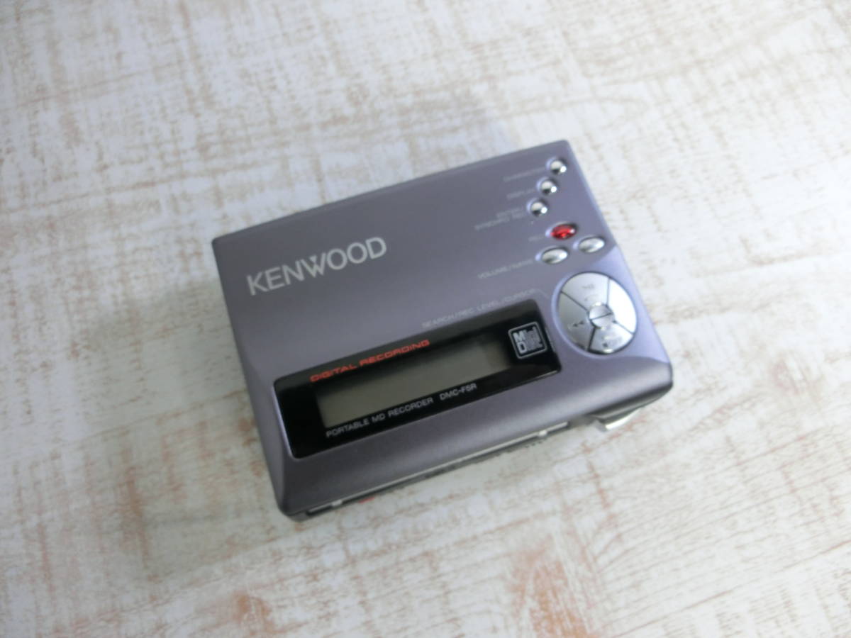 KENWOOD ケンウッド ポータブルMDレコーダー DMC-M7R 動作確認済 定形