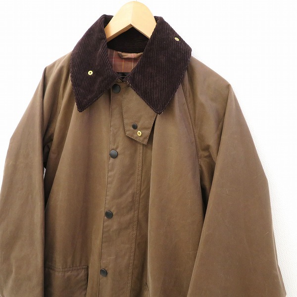 #wnc バブアー Barbour バーレー Burghley コート ライディングコート ジップアップ コーデュロイ 36 茶系 メンズ [761313] BURGHLEY &frasl; NEW 全1色 コットン)(MEN) バブアーOVERSIZE