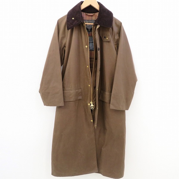 #wnc バブアー Barbour バーレー Burghley コート ライディングコート ジップアップ コーデュロイ 36 茶系 メンズ [761313] BURGHLEY &frasl; NEW 全1色 コットン)(MEN) バブアーOVERSIZE