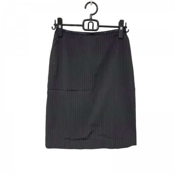 iCB パンツスーツ ダーク グレー ストライプ ストライプ スーツ グレー