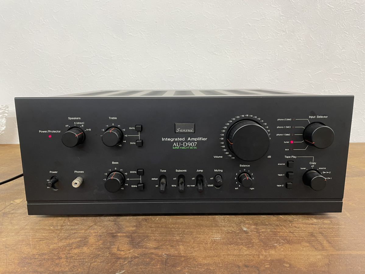 SANSUI サンスイ プリメインアンプ AU-D907 - | 山水 Sansui AU-D907F