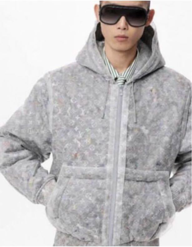 ルイヴィトンLOUIS VUITTON 21fw ダウン 中綿ブルゾン モノグラム 希少 