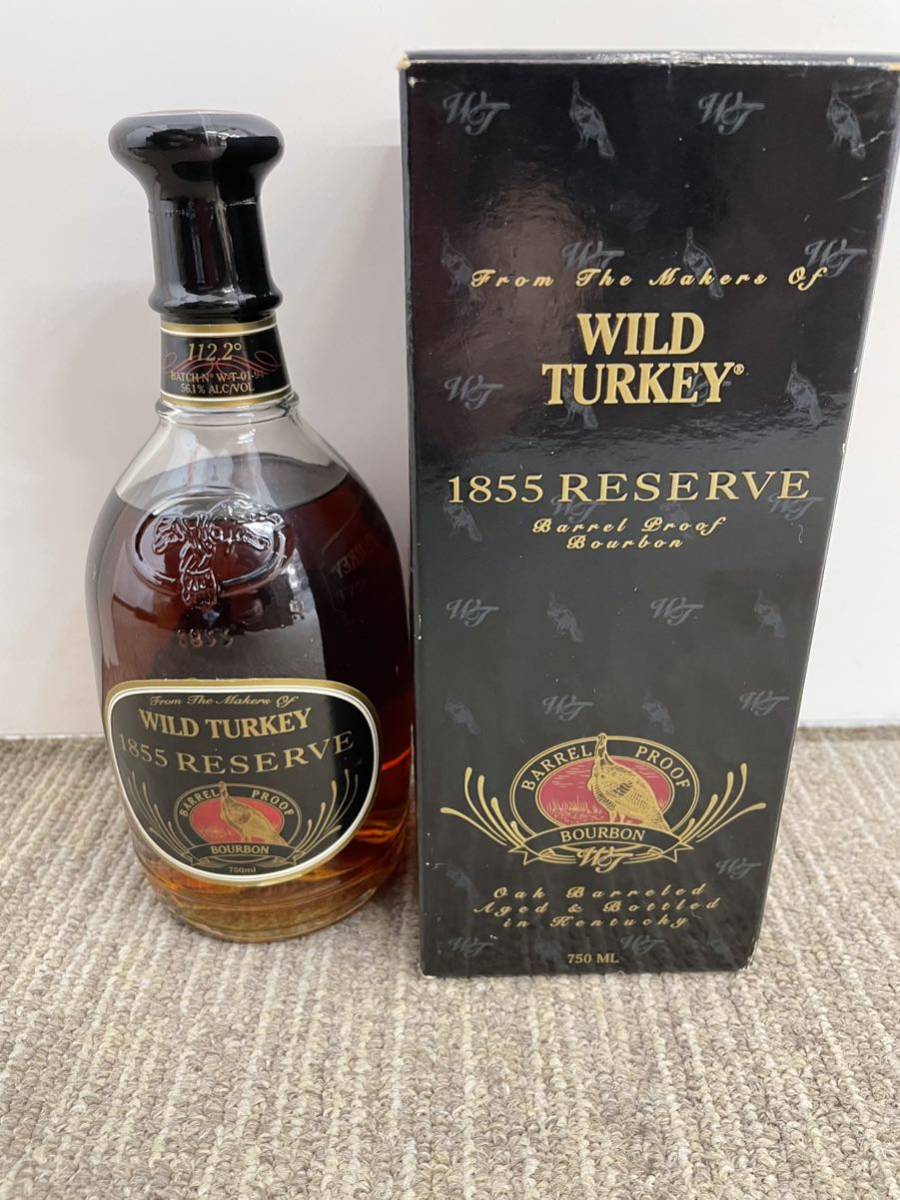 古酒 WILD TURKEY ワイルドターキー 1855 リザーブ バーボンウイスキー