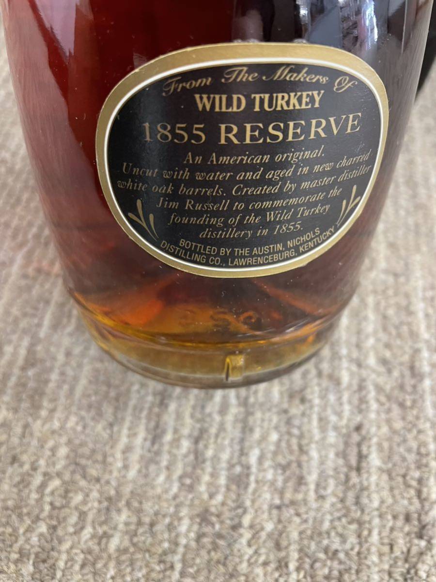 古酒 WILD TURKEY ワイルドターキー 1855 リザーブ バーボンウイスキー