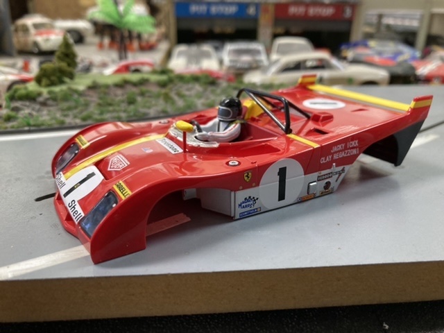 プリプリ　19インチ② スロットイット、フェラーリ312 PB 0 - PB Twin Box 0892