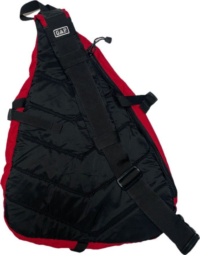 00's OLD GAP ボディバッグ レッド VINTAGE OLD GAP OLD ボディバッグ