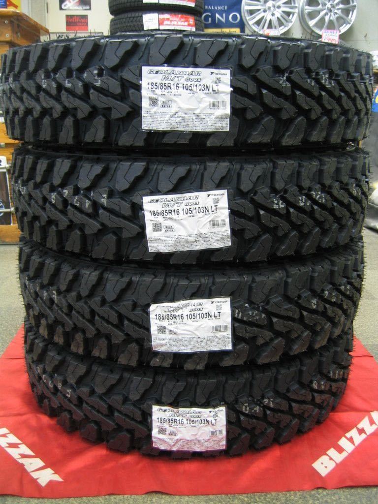 ジムニー用 ヨコハマ タイヤ ジオランダー MT M/T G003 185/85R16 185