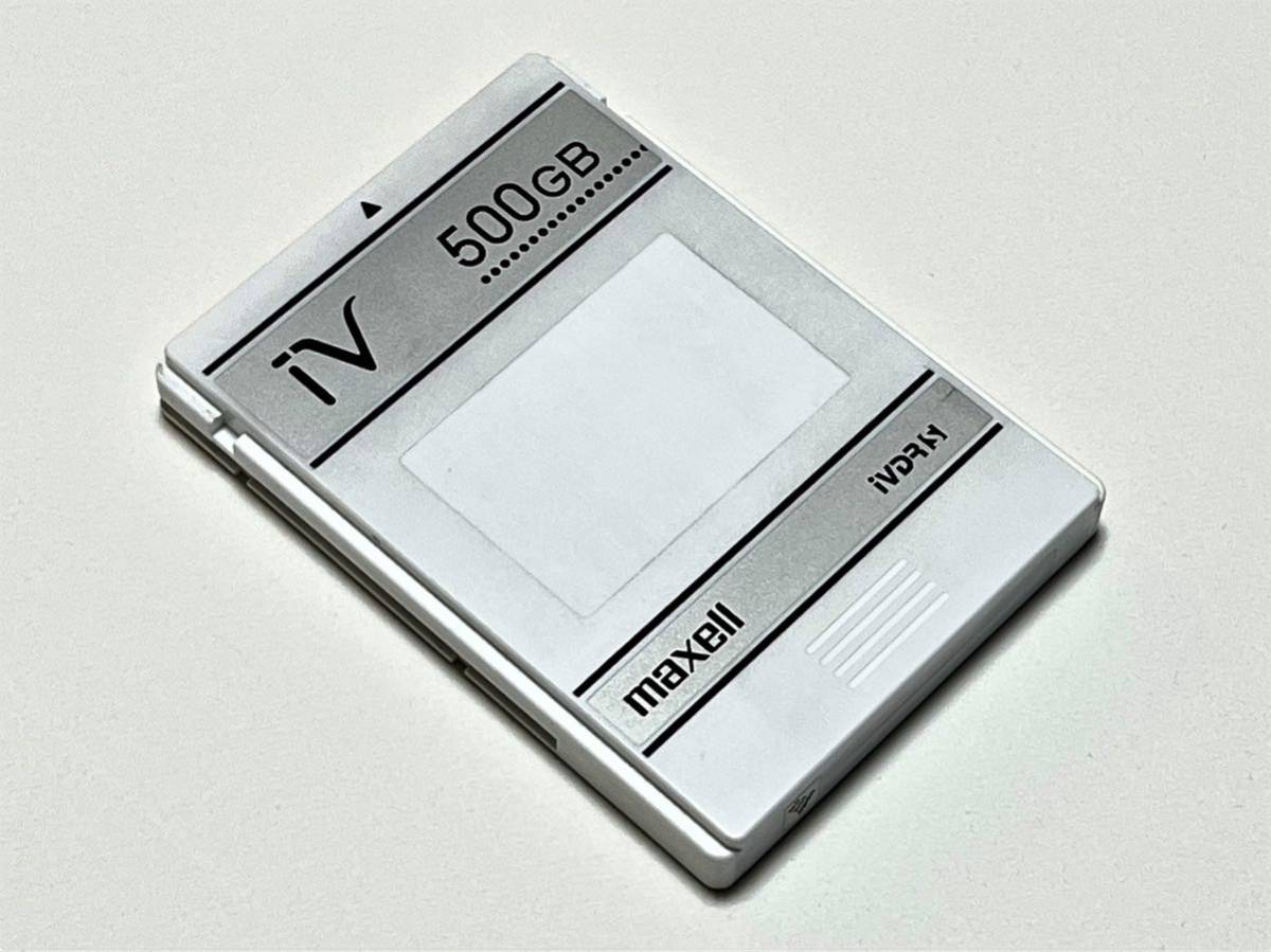 maxell マクセル iV 500GB iVDR-S カセットハードディスク 日立 WOOO