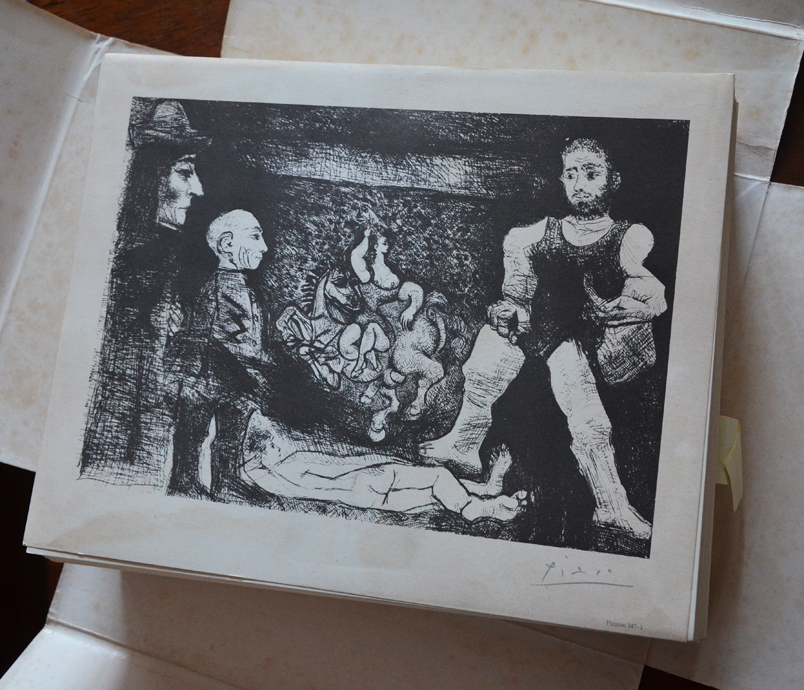 ピカソ 347 連作銅版画 複製品 / 345枚のピカソ !! / 稀少(銅版画
