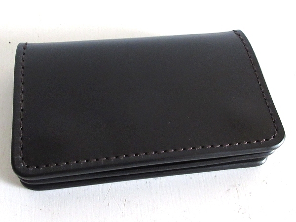 新品箱付 GERUGA ゲルガ GR-LP-E001 LEATHER CARD CASE 真鍮/ブラスパーツ 肉厚 レザーカードケース 財布 ブラック 黒 本革 元CELT&COBRA \u0026 GERUGA \u2013 COLLECTION Online Store