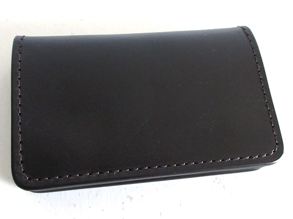 新品箱付 GERUGA ゲルガ GR-LP-E001 LEATHER CARD CASE 真鍮/ブラスパーツ 肉厚 レザーカードケース 財布 ブラック 黒 本革 元CELT&COBRA \u0026 GERUGA \u2013 COLLECTION Online Store
