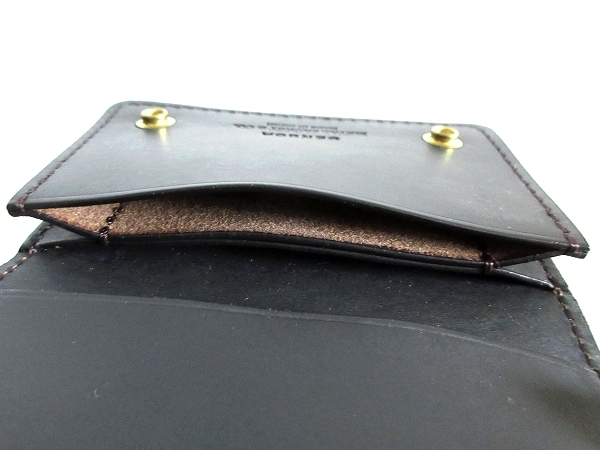 新品箱付 GERUGA ゲルガ GR-LP-E001 LEATHER CARD CASE 真鍮/ブラスパーツ 肉厚 レザーカードケース 財布 ブラック 黒 本革 元CELT&COBRA \u0026 GERUGA \u2013 COLLECTION Online Store