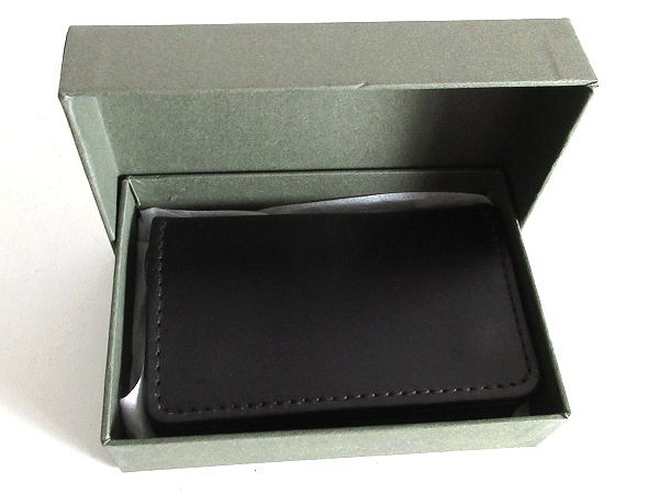 新品箱付 GERUGA ゲルガ GR-LP-E001 LEATHER CARD CASE 真鍮/ブラスパーツ 肉厚 レザーカードケース 財布 ブラック 黒 本革 元CELT&COBRA \u0026 GERUGA \u2013 COLLECTION Online Store