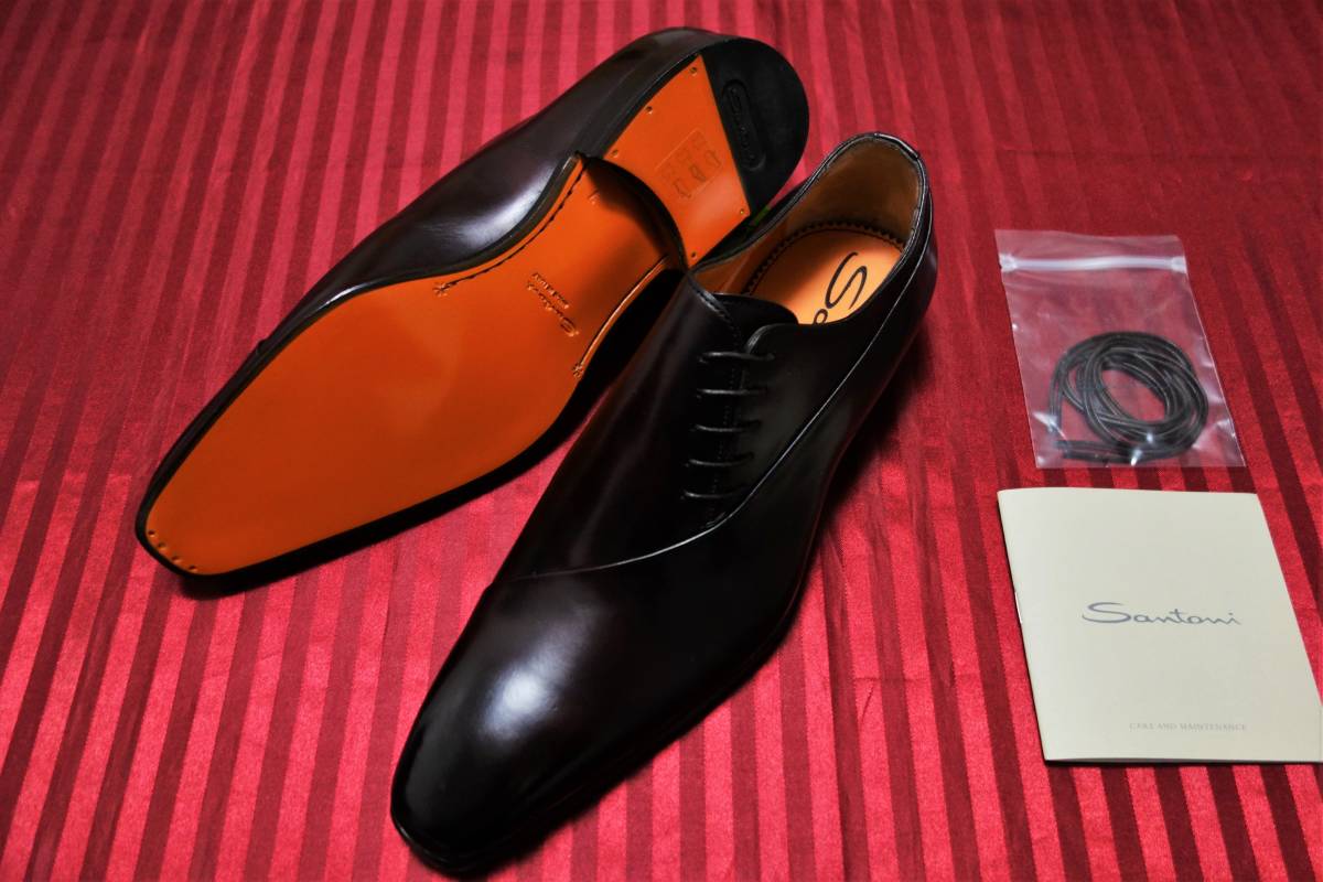 定価14万円↑ 未使用品 サントーニ レースアップシューズ UK61/2 