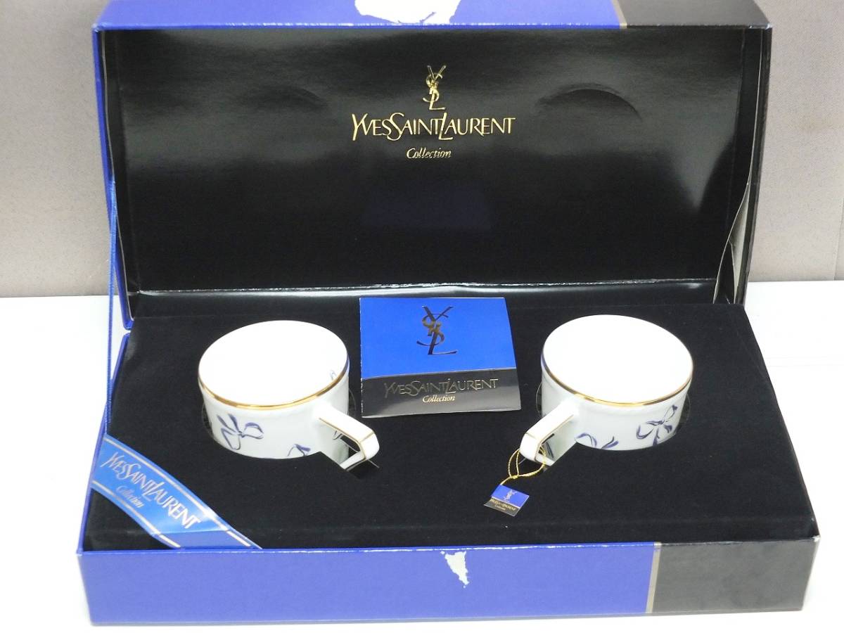 Yves Saint Laurent イヴサンローラン ペアコーヒーセット カップ 