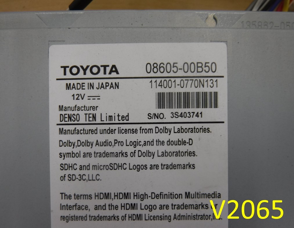 SDナビ トヨタ純正 トヨタ 9インチ NSZT-YA4T トヨタ（カーナビ⁄カー