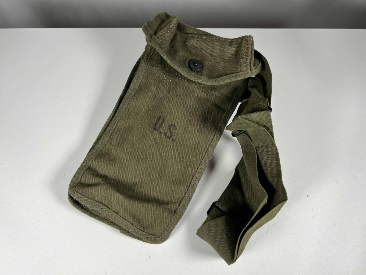 ミリタリー 実物 米軍 M3 グリースガン マガジンポーチ WWII