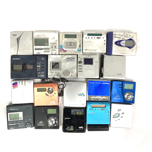 SONY SHARP aiwa MDプレーヤー 3点セット SONY SHARP aiwa MD