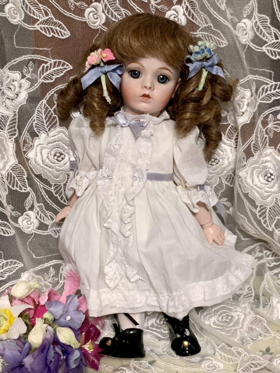 高品質，安い 小さな天使 ブリュ ジュン 約２８cm by作家 １点もの スタンド付き/ミニチュア ドールハウス ジュモー アーテー...等々愛好家向き(ビスクドール)｜売買されたオークション情報、yahooの商品情 ビスクドール