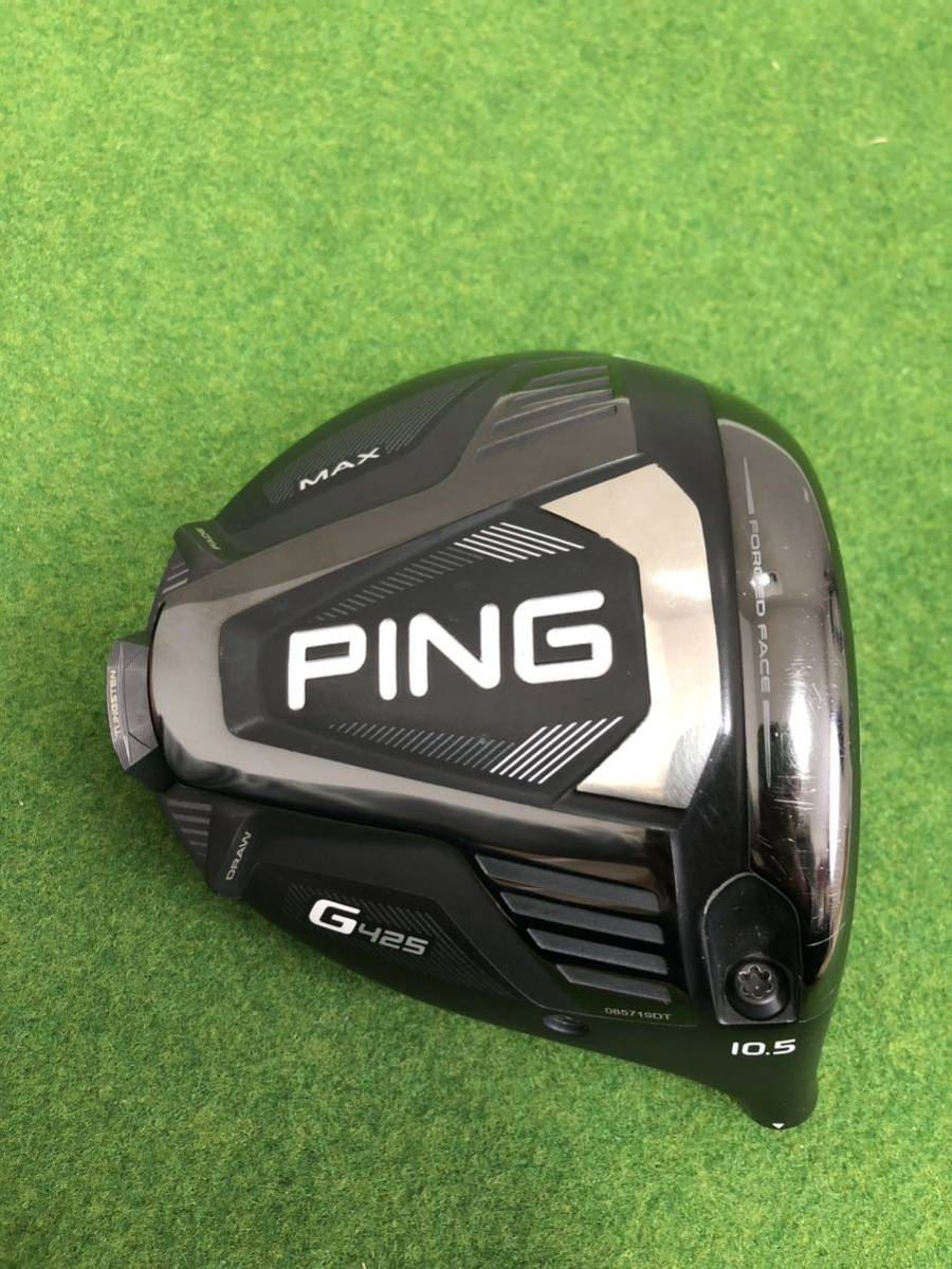PING G425 MAX 10.5° 日本仕様 ヘッド単品 純正ヘッドカバー付き