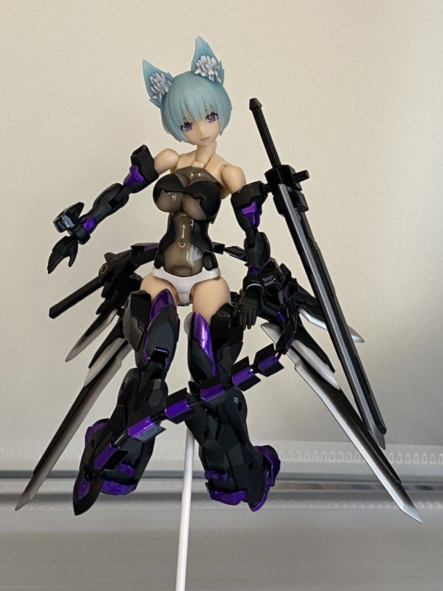 メガミデバイス 朱羅弓兵蒼衣 muscuto改造set使用オリジナル塗装完成品