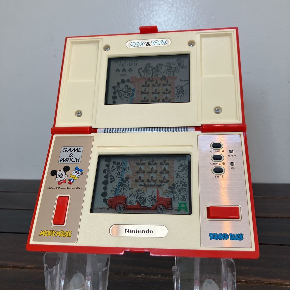 ゲームウォッチ ミッキー&ドナルド ※超美品 液漏れありません！任天堂