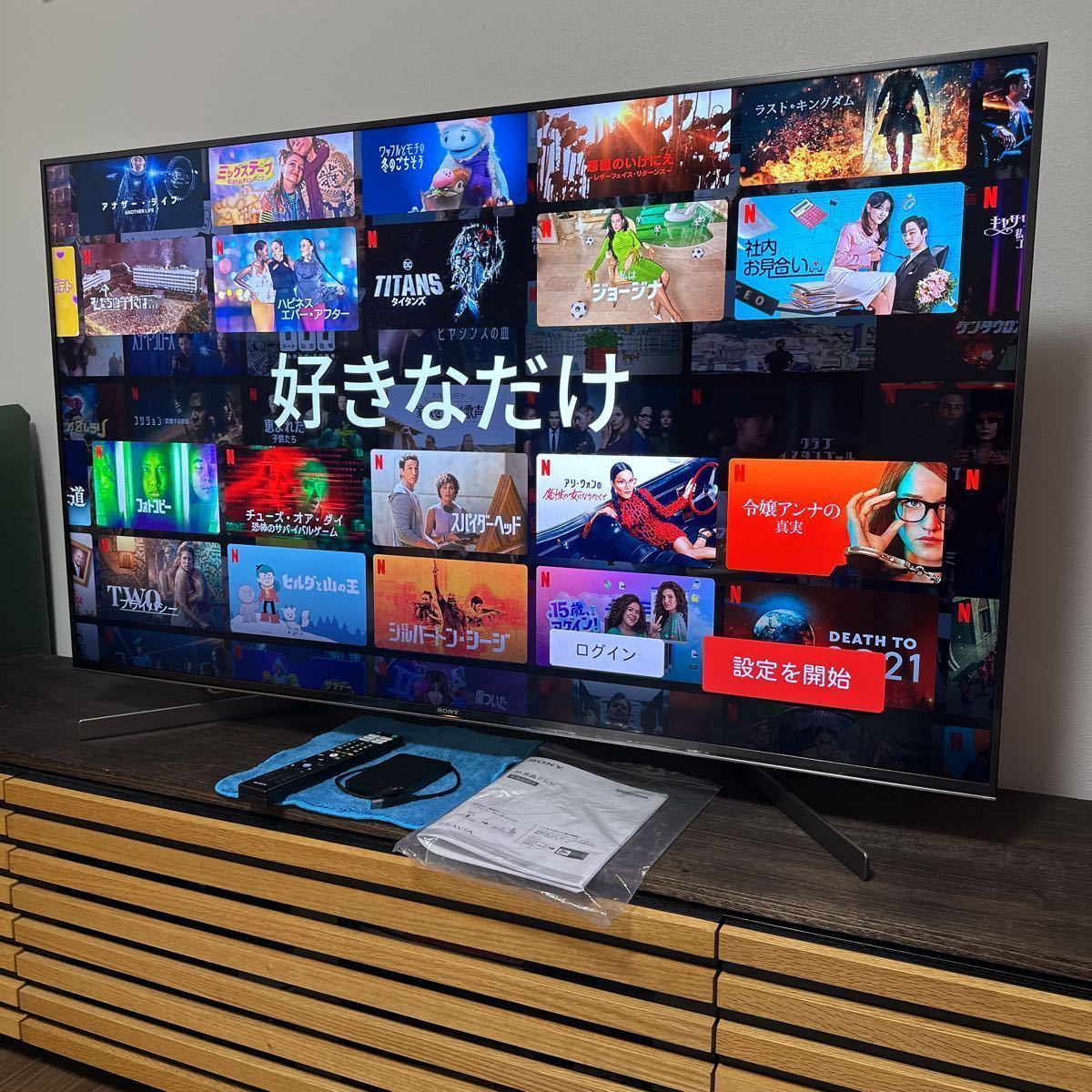 超美品】SONY BRAVIA 55v型/KJ-55X9500G/プレミアム4K液晶TV/2019年/外 