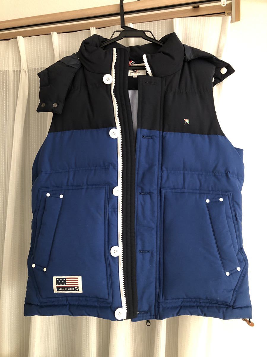 美品 アーノルドパーマー ダウンベスト ノースフェイス コロンビア M
