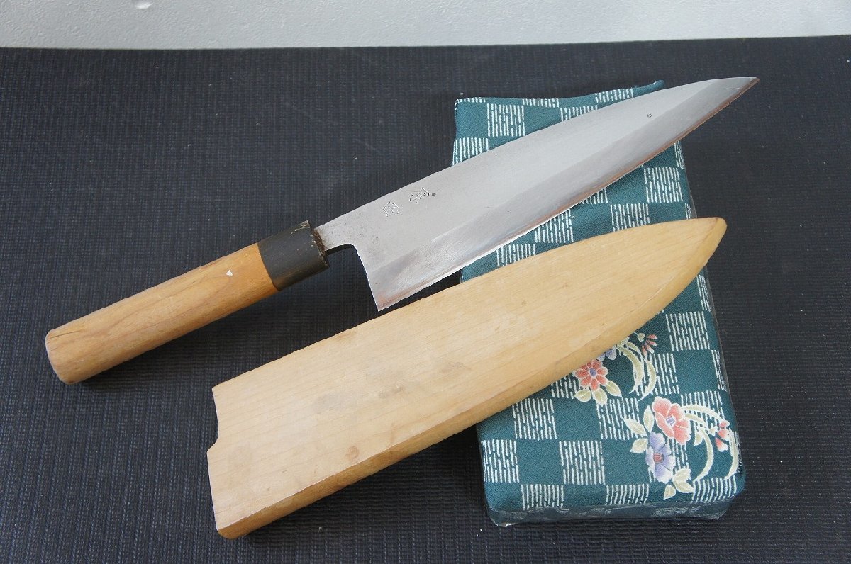 [KW][MG042380]正吉 出刃包丁 包丁 全長：約40cm 刃長：約23cm