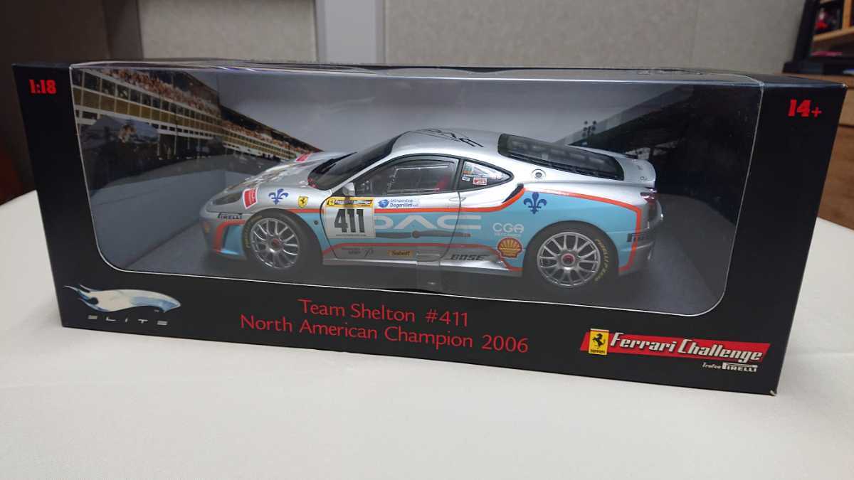 MATTEL フェラーリF430 チャレンジ 1/18