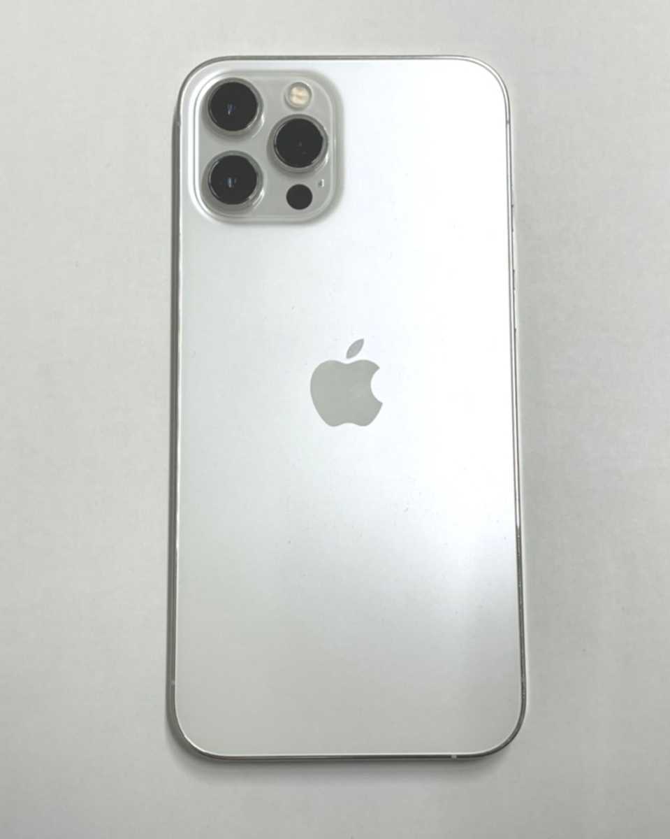 美品 iPhone12ProMax 256GB SIMフリー バッテリー100％ ホワイトカラー 