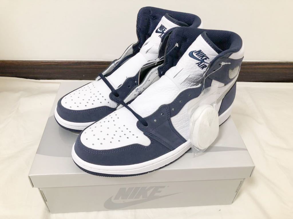 ナイキ NIKE AIR JORDAN 1 RETRO HIGH OG CO.JP MIDNIGHT NAVY エア 