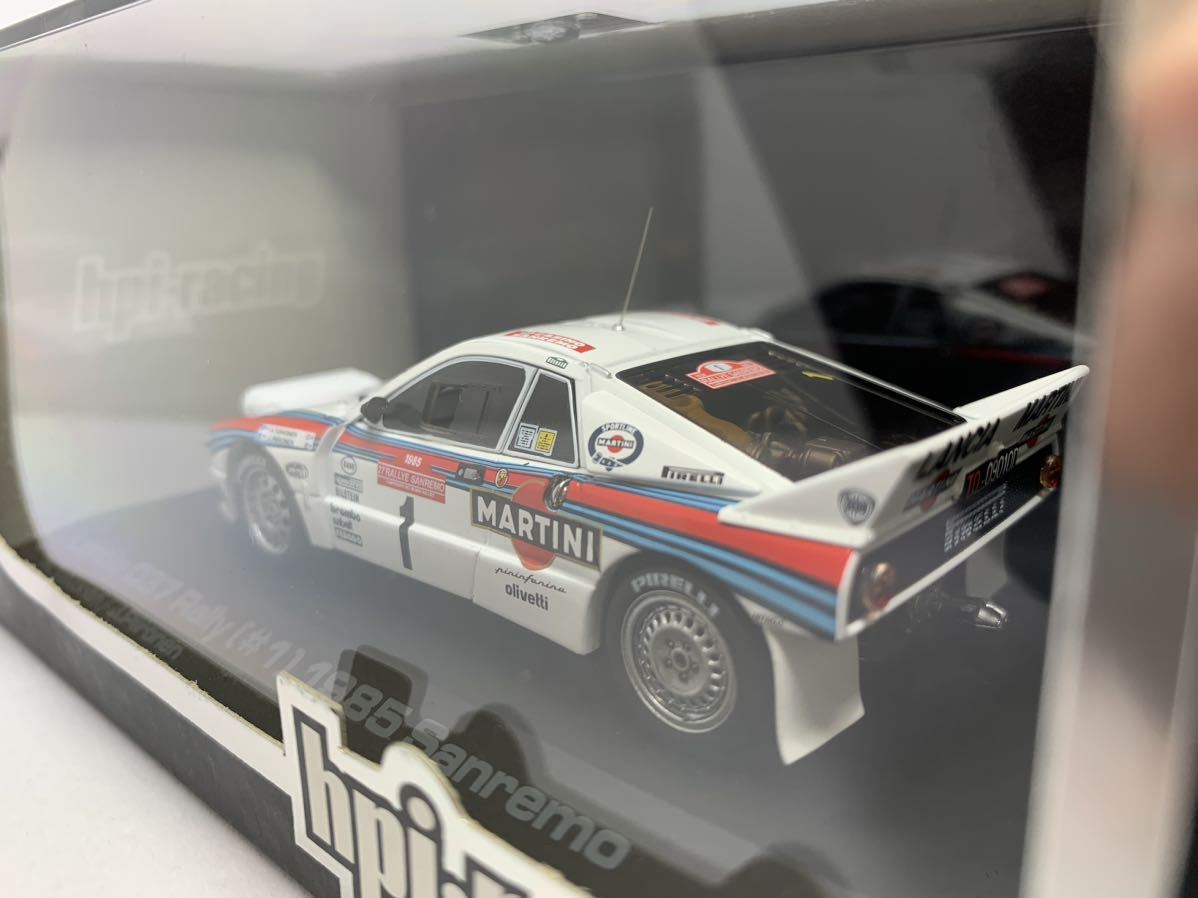 絶版品] 1/43 hpi 958 Lancia 037 Rally #1 1985 Sanremo Rally