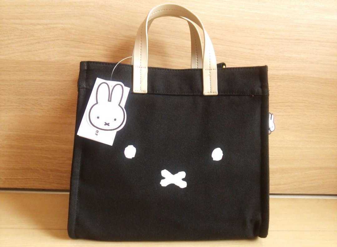  miffy トートバッグ カバン レディース 綿ミッフィー 黒色(キャンバス、帆布)｜売買されたオークション情報、yahooの商品情報をアーカイブ公開 - オークファン キャンバス、帆布