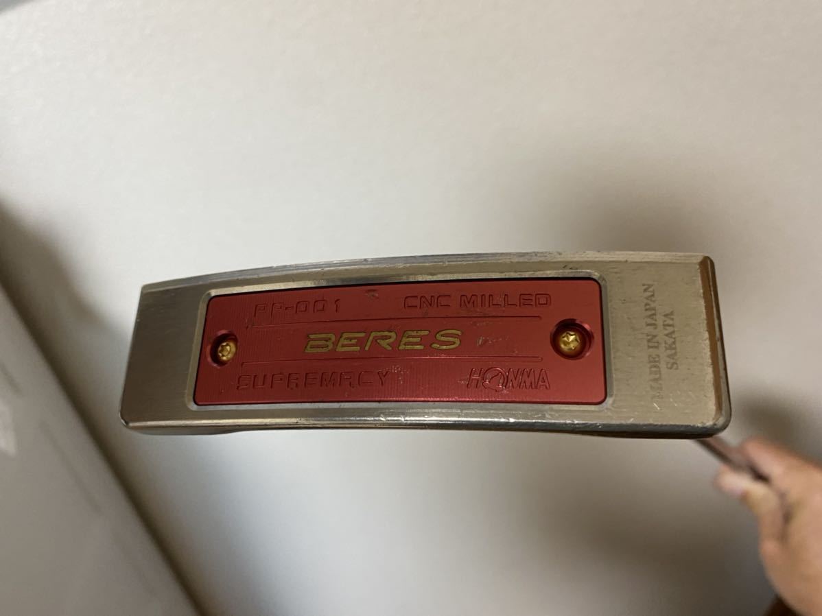 中古HONMA パターBERES PP-001 34インチヘッドカバー付！