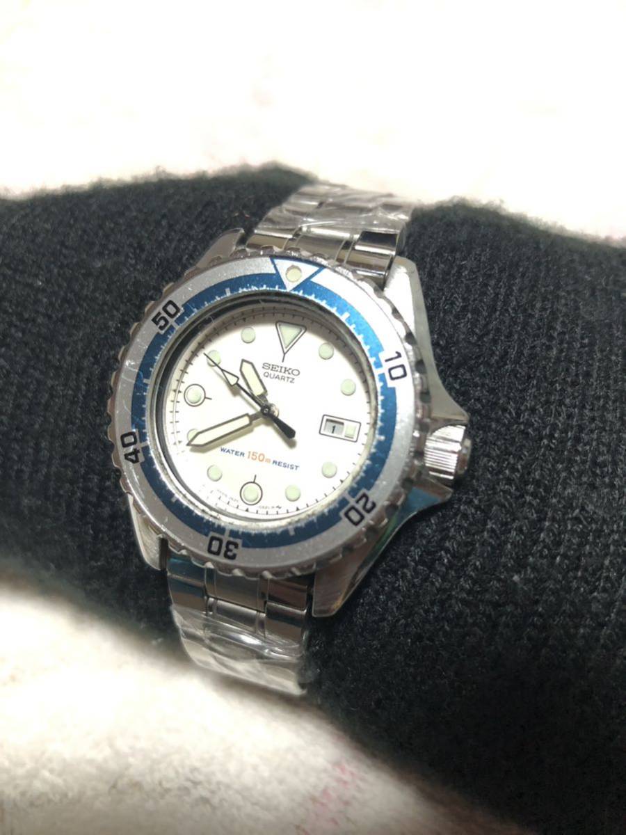 SEIKO ダイバーウォッチ　中古です　ベルト新品