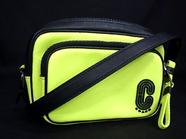 1円 □美品□ COACH コーチ C5463 レザー ショルダーバッグ クロス 