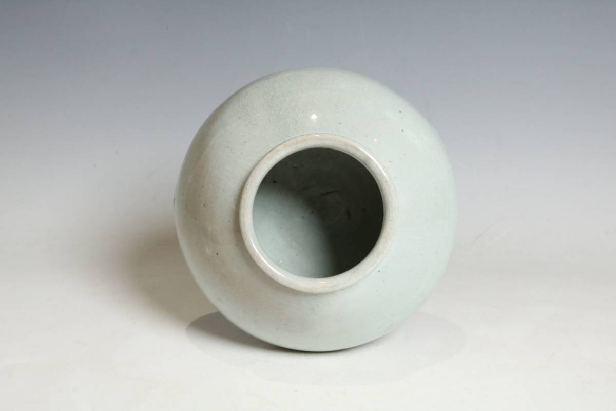 朝鮮美術 李朝白磁小壺 李朝後期 18世紀 陶磁器 gallery 入蘆花（