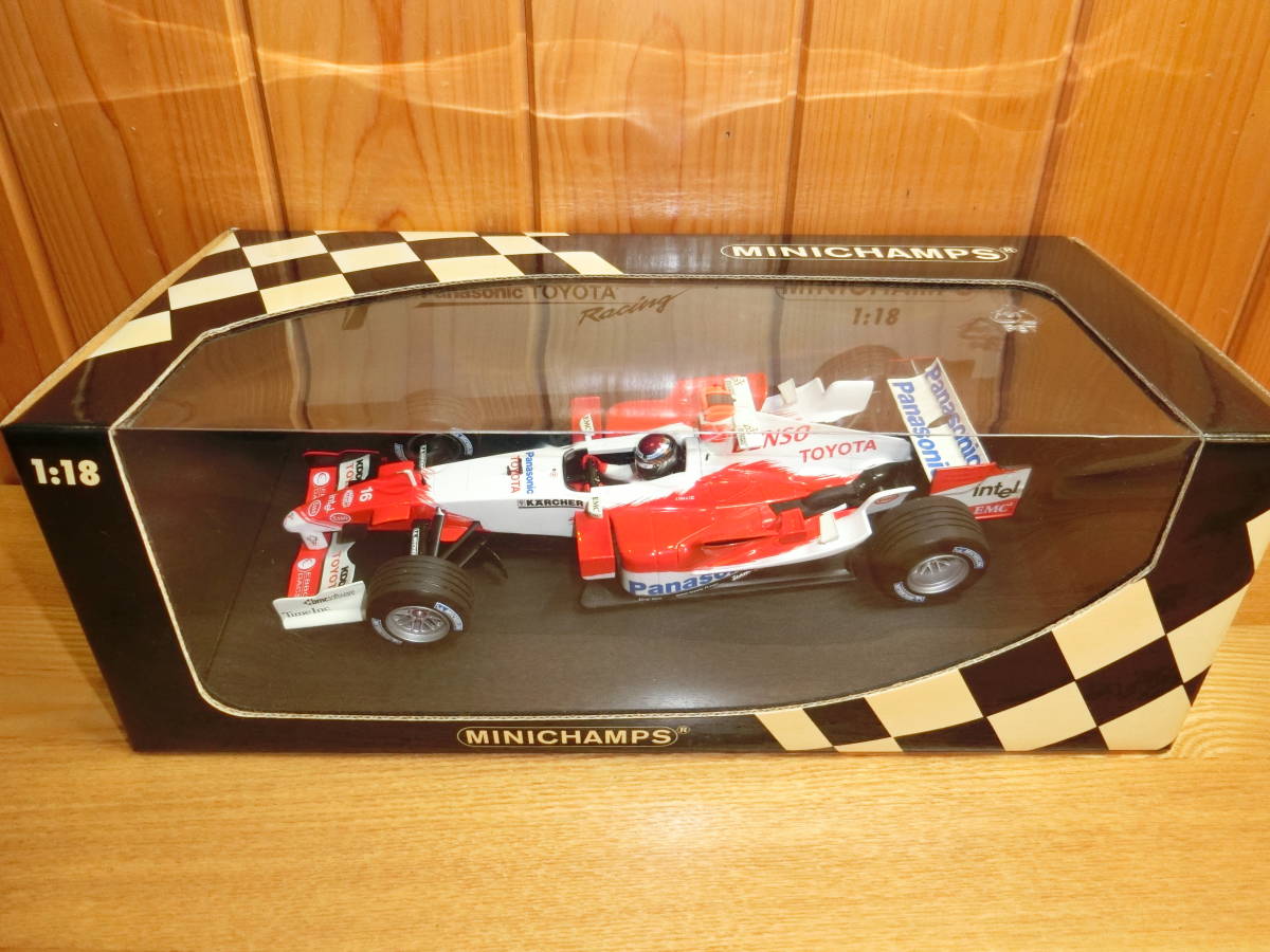 SALE，限定セール 1/18 パナソニック トヨタ レーシング TF105 J.トゥルーリ 2005 100050016(レーシングカー)｜売買されたオークション情報、yahooの商品情報をアーカイブ公開 - オークファン レーシングカー